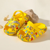 Toddler Girl Open Toe Hole Sandals  Yellow