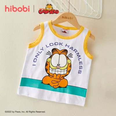 hibobi x Garfield Toddler Boy Cotton Cute Cartoon Summer Vest