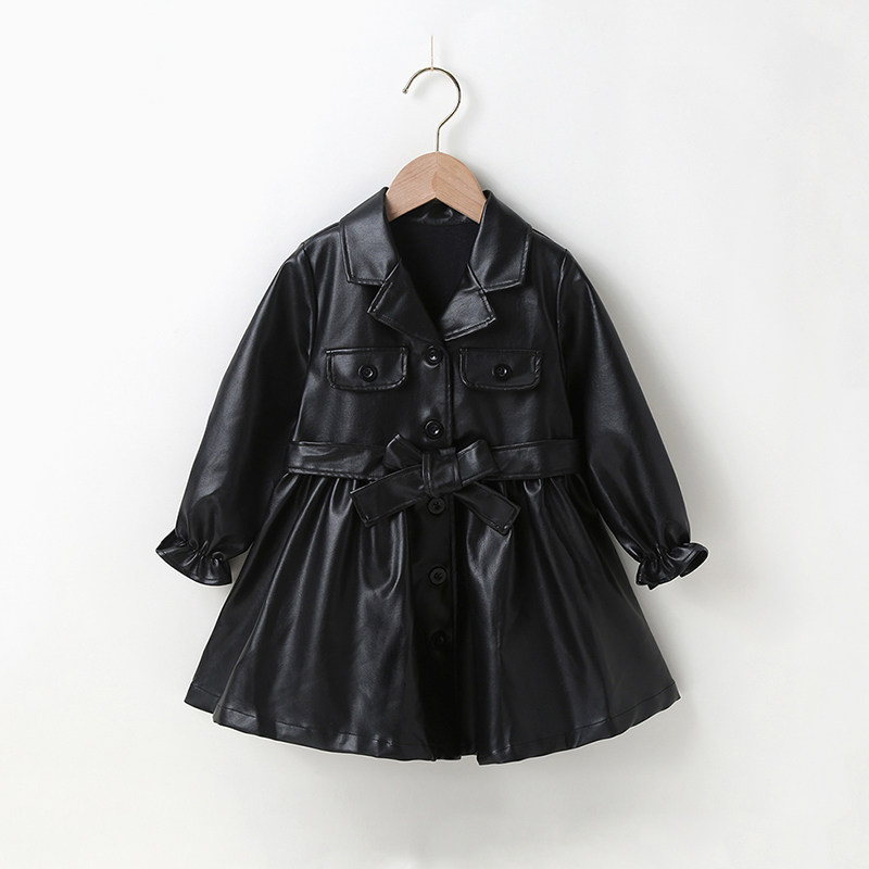 Fashion Dress For Toddler Girl Hibobi, Toddler Trench Coat Black And White Dress