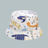 Baby Cartoon Pattern Bucket Hat  Style1