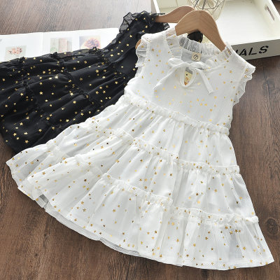 Toddler Girl Star Printed Sleeveless Dress