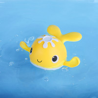 Juguete de baño para niños de ballena animal de 1 pieza  Yellow