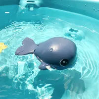 1 Piece Animal Whale Children Bath Toy  Deep Blue