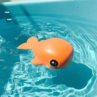 1 Piece Animal Whale Children Bath Toy  Orange