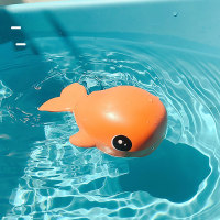 Giocattolo da bagno per bambini balena animale 1 pezzo  arancia