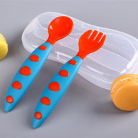 2 Pieces Cute Spoon and Fork Set  Style1