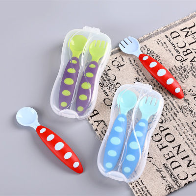 2 Pieces Cute Spoon and Fork Set