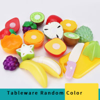 مجموعة ألعاب مطبخ للأطفال فواكه وخضروات مقطعة بالطعام الغربي - Hibobi