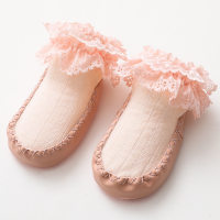 Baby Lace Girls Footwear Floor Shoes  Pink