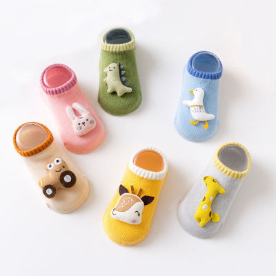Calcetines de bebé con diseño de conejo y dinosaurio para niños
