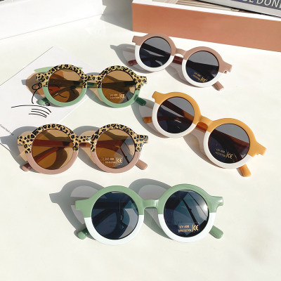 Girl Color-block Roundful Sunglasses