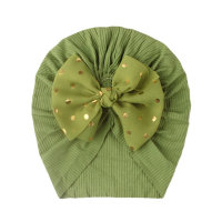 Girl Sequin Trim Bowknot Decor Headband  Green