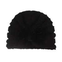 Sombrero de lana Baby Bowknot Decor  Black