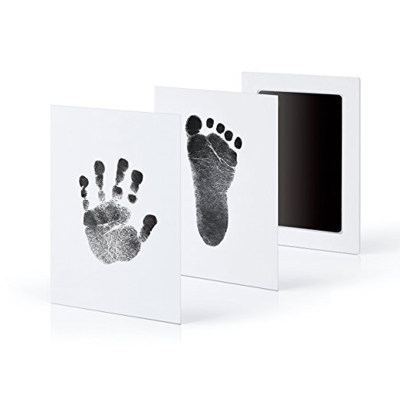 Baby Growth Conmemorativa Huellas de manos Tinta de manos y pies