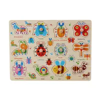 Kids Wooden Animal Puzzle  Multicolor 3