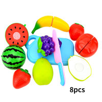 مجموعة ألعاب أطفال نمط فواكة وخضروات  أحمر فاتح
