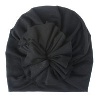 Cotton hat for Baby Girl  Black