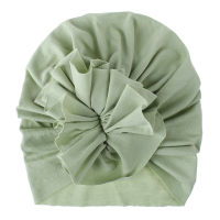 Cotton hat for Baby Girl  Light Green