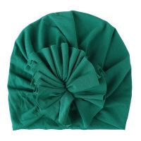 Cotton hat for Baby Girl  Dark Green