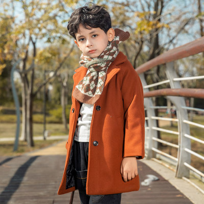 Toddler Boy Solid Color Long Sleeves Duffle Coat