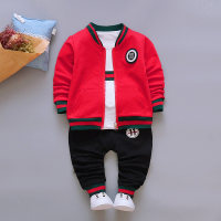 3-piece Sporty Coat & Sweatshirts & Pants for Toddler Boy - Hibobi