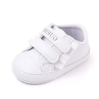 حذاء أطفال تصميم الفيلكرو بلون خالص  أبيض