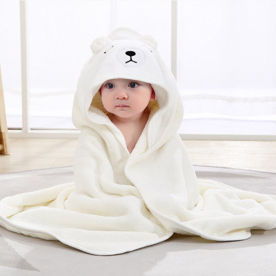 Baby Cartoon Hooded Blanket