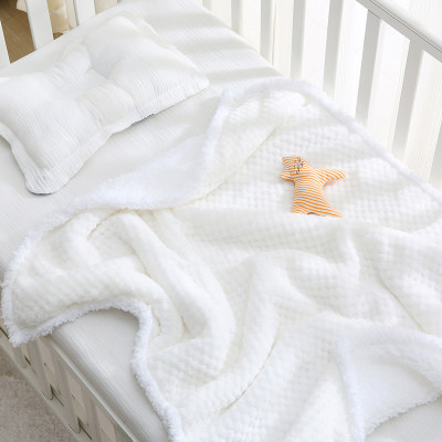 Baby Solid Color Soft Plush Blanket
