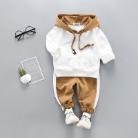 2-piece Hoodie & Pants for Toddler Boy  White