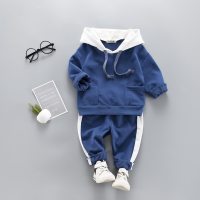 2-piece Hoodie & Pants for Toddler Boy  Deep Blue