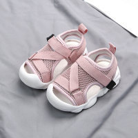 Velcro Design Soft Sandals for Toddler Boys  Pink