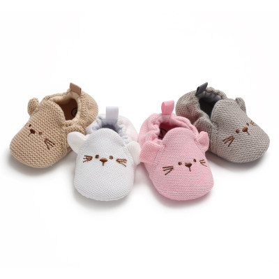 Baby Soft Sole Cat Design Shoes