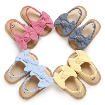 Baby-Sandalen mit Schleifendekor für Mädchen