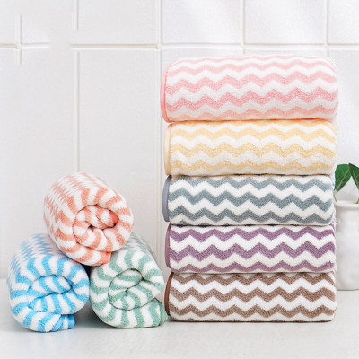 Wave Print Soft Baby Towel