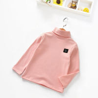 Toddler Boy Solid Color Long Sleeve T-shirt  Pink