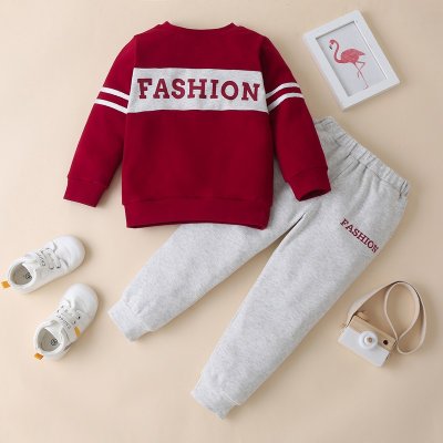 2-piece Pullover & Pants for Toddler Boy