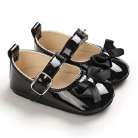 Velcro Design Soft Sandals for Baby Girl  Black