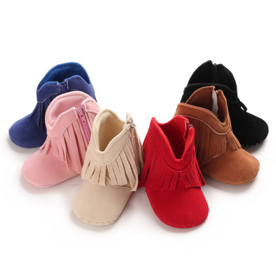 Zipper Baby Shoes for Baby Girl