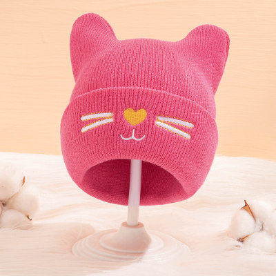 Lindo chapéu de lã para bebê de 0 a 3 anos