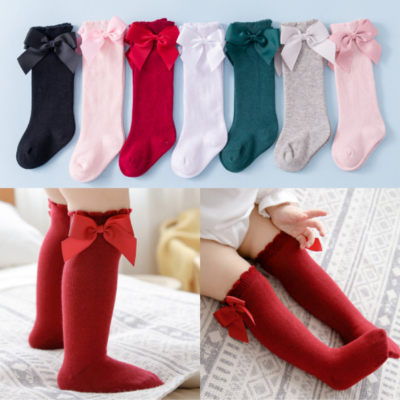 Bowknot Knee-High Stockings