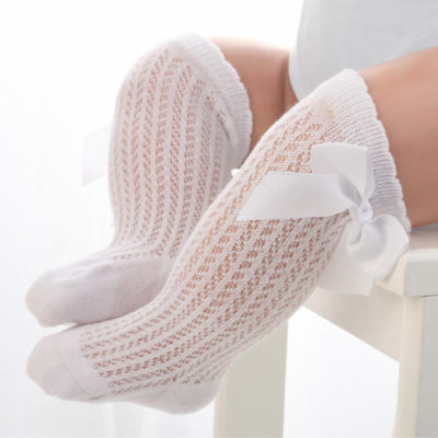 Bowknot Baby Knee-High Stockings