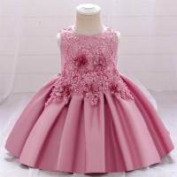 فستان رسمي نمط الازهار للفتيات للحفلات - Hibobi