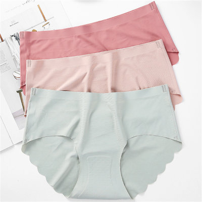 Maternity Three-piece Solid Color Thai Natural Latex Seamless Panties