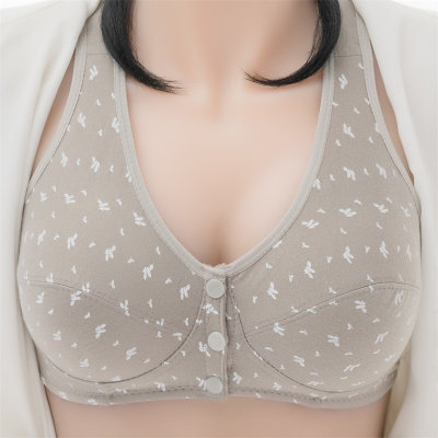 Ladies Breathable Comfortable Woman Breastfeeding Vest Bra Front Buckle Underwear