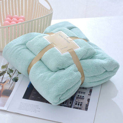 Coral Fleece Towel Bath Towel Female Cover