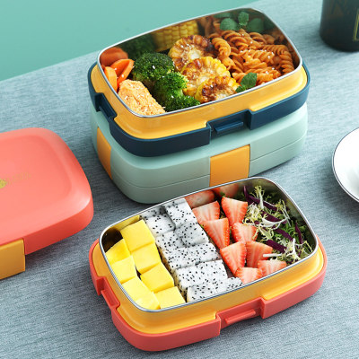 Portable Lunch Box Student Office Worker Insulated Lunch Box