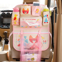 حقيبة تخزين مقعد السيارة الخلفي نمط الكرتون للوازم الطفل - Hibobi