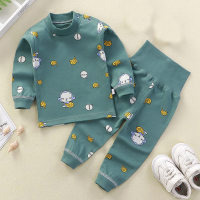 Toddler Boy Cotton Animal Pajamas Sets & Pants  Green