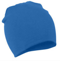 قبعة محبوكة للأطفال  أزرق