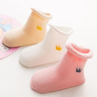 Toddler Girl 3PCS Clocr-Block Lovely Socks  Style3